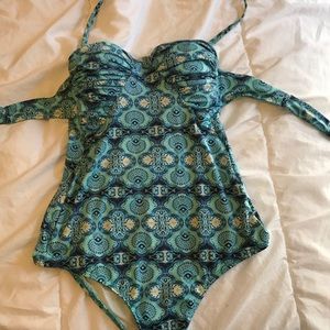 2Chillies Blue One Piece Swimsuit